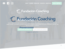 Tablet Screenshot of fundacioncoaching.org